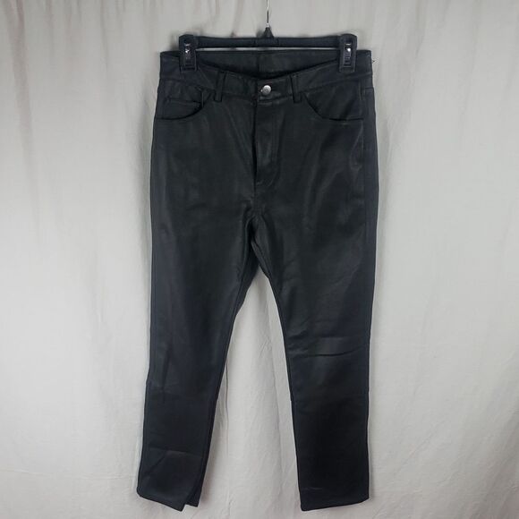 H&M Pants - H&M Women's 8 Black Faux Leather Pants
